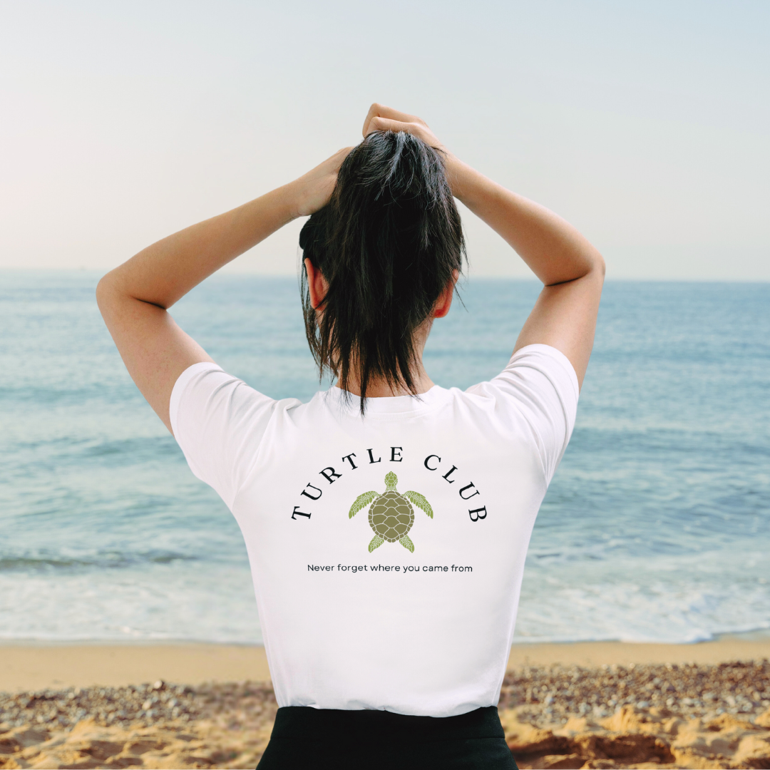 Unisex Sea Turtle Club Graphic Tee - Sustainable Cotton