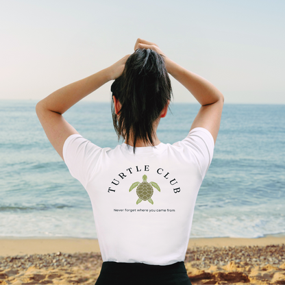 Unisex Sea Turtle Club Graphic Tee - Sustainable Cotton