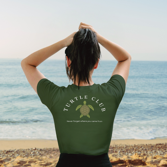 Unisex Sea Turtle Club Graphic Tee - Sustainable Cotton