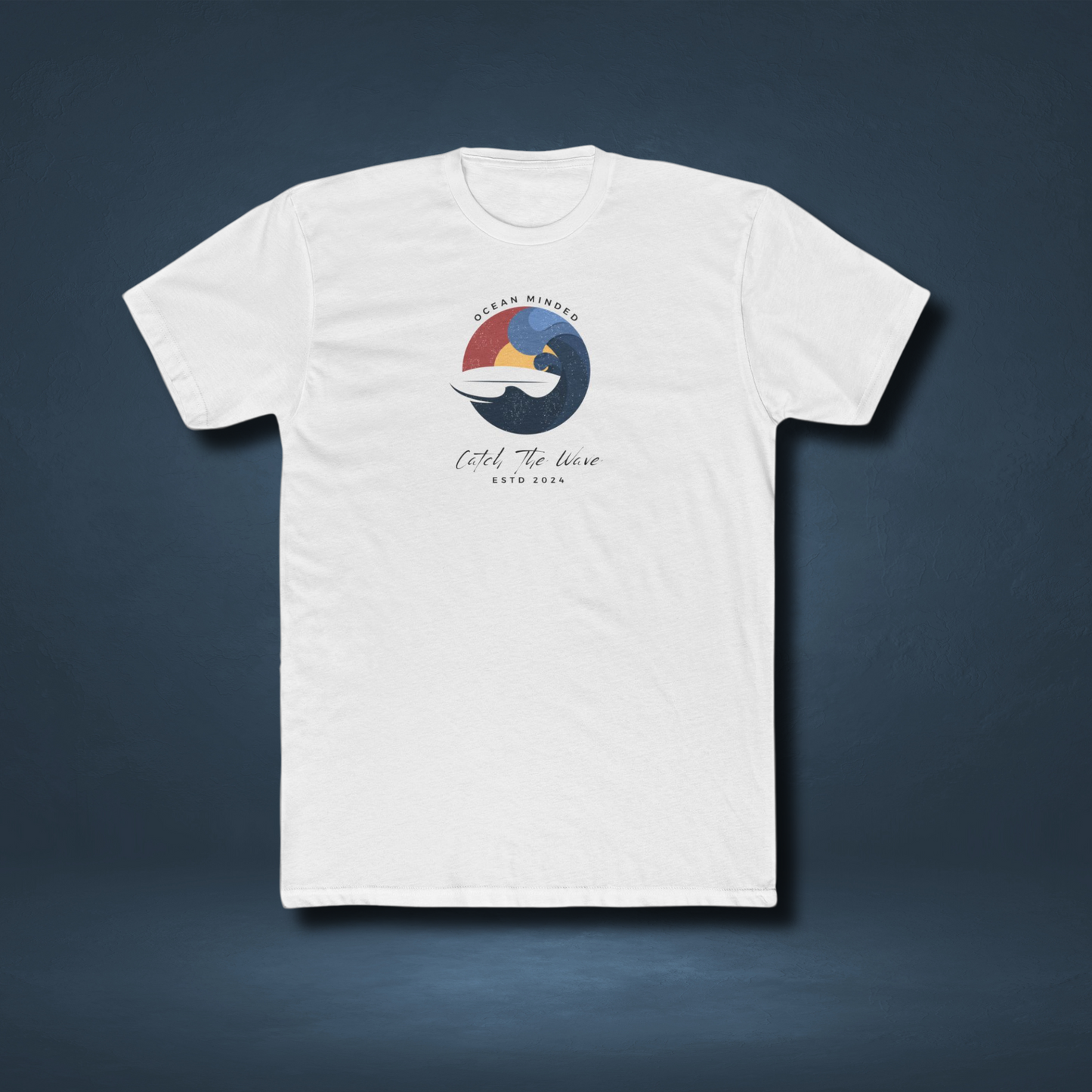 Unisex Catch the Wave Graphic Tee - Sustainable Cotton