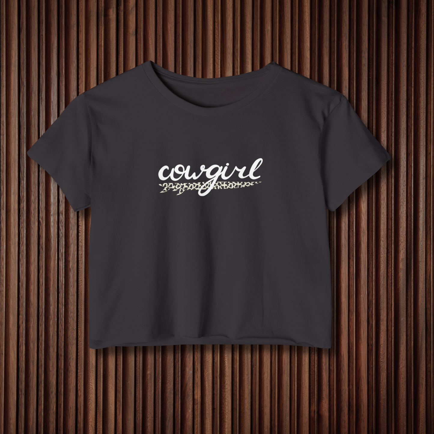 Women's Surfer Cowgirl Graphic Crop Top