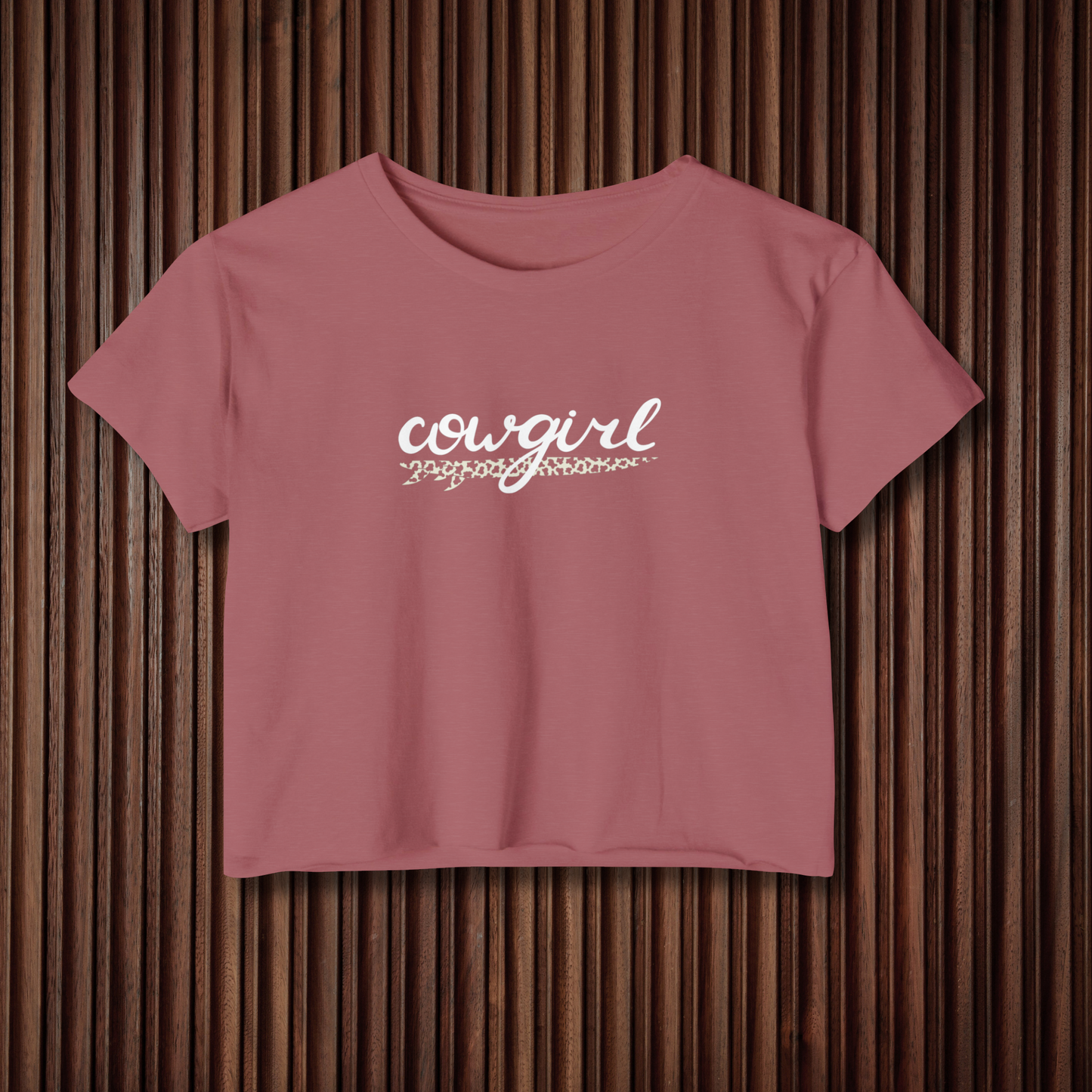 Women's Surfer Cowgirl Graphic Crop Top