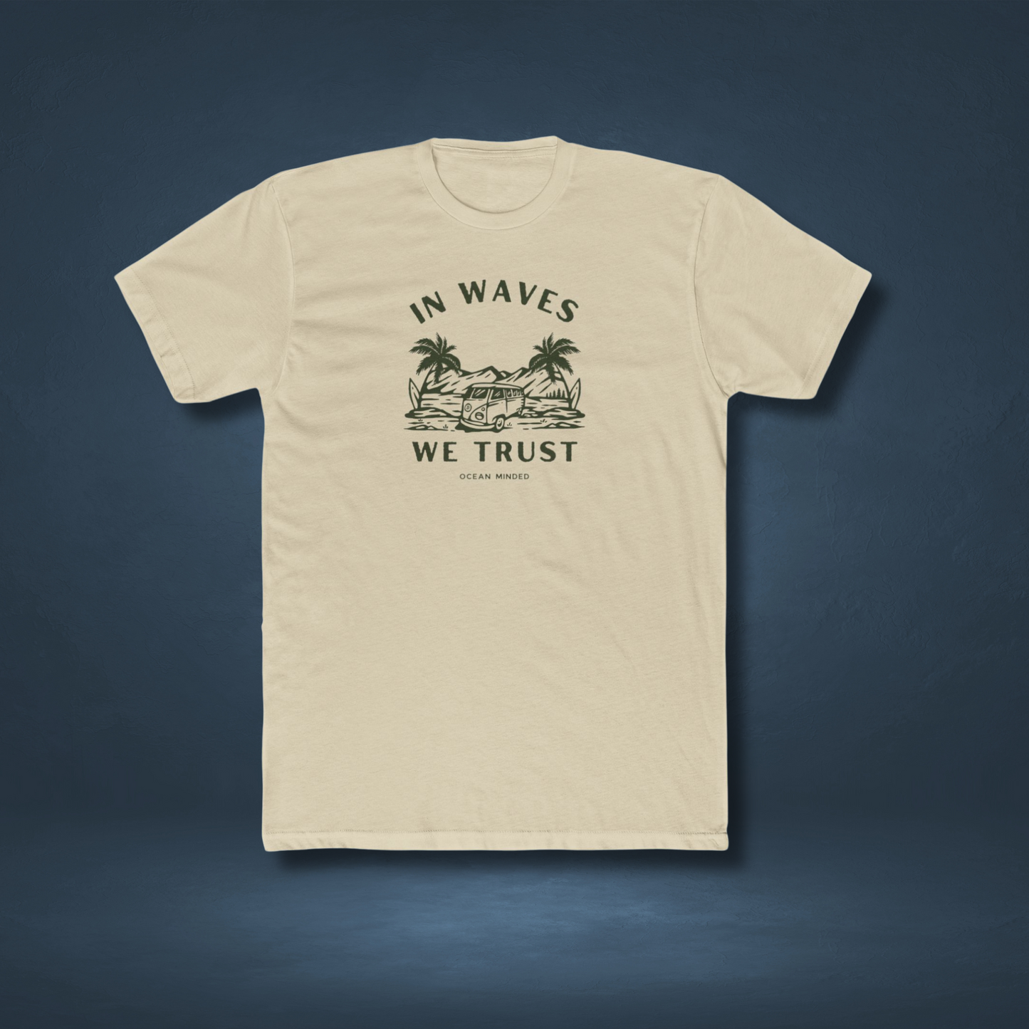 Unisex In Waves We Trust Graphic Tee - Sustainable Cotton