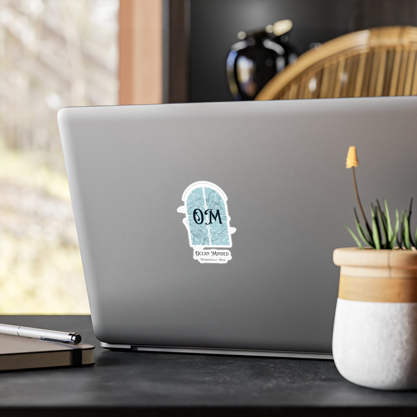 Ocean Minded Water Resistant Vinyl Sticker