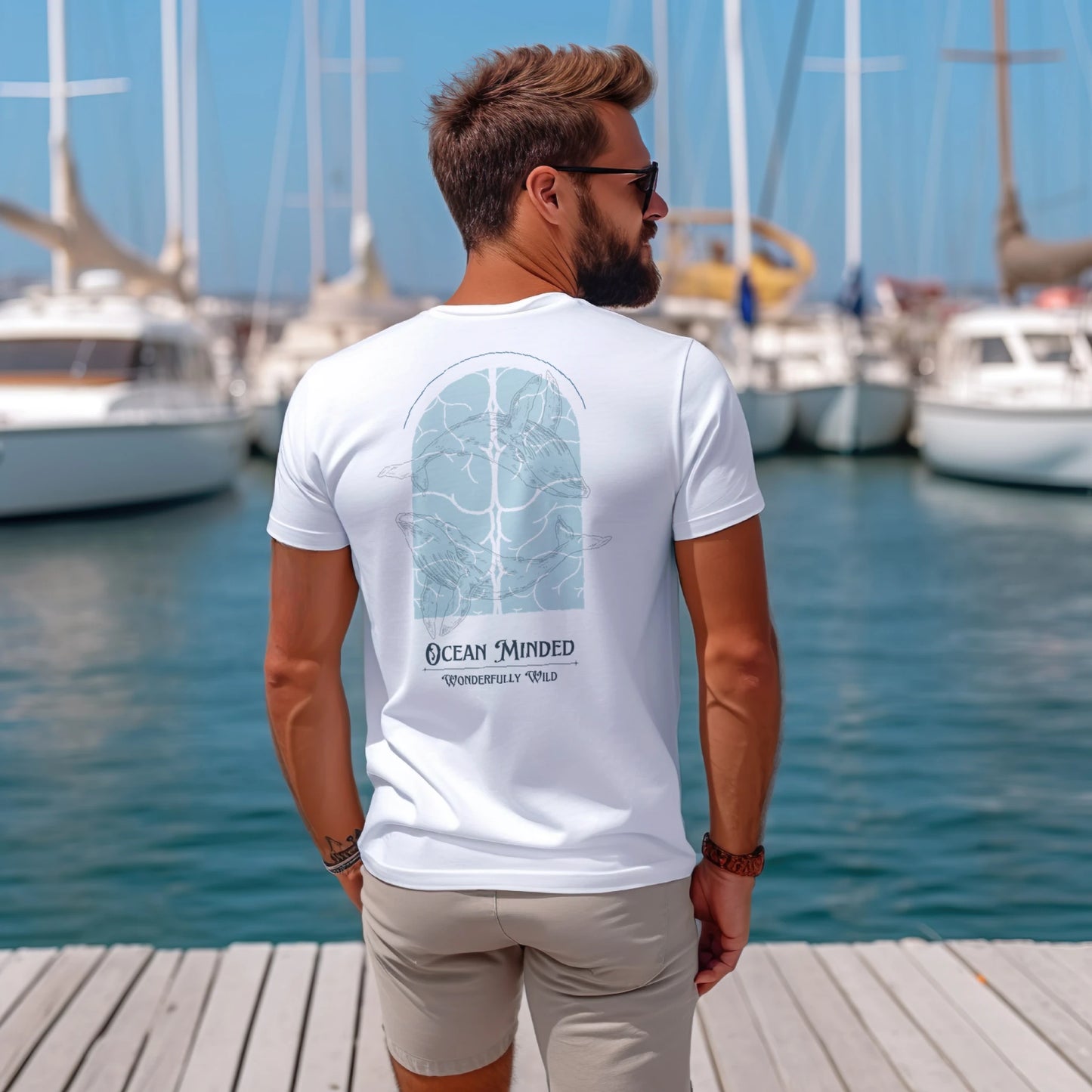 Unisex Ocean Minded Graphic Tee - Sustainable Cotton