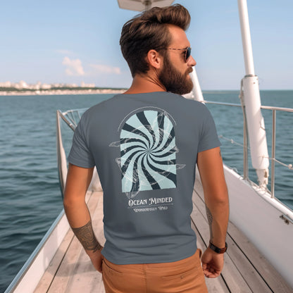 Unisex Whale Whirlpool Graphic Tee - Sustainable Cotton